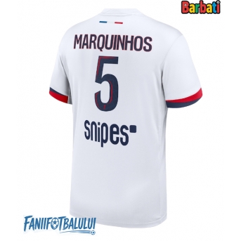 Paris Saint-Germain Marquinhos #5 Tricou Fotbal Replică 2025-26 Barbati Deplasare